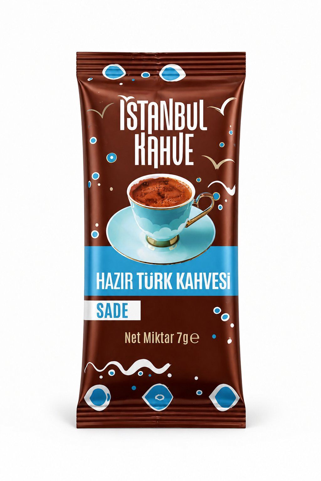 İstanbul Hazır Türk Kahvesi Sade 7 gr x 24 Adet
