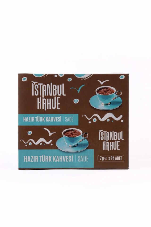 İstanbul Hazır Türk Kahvesi Sade 7 gr x 24 Adet