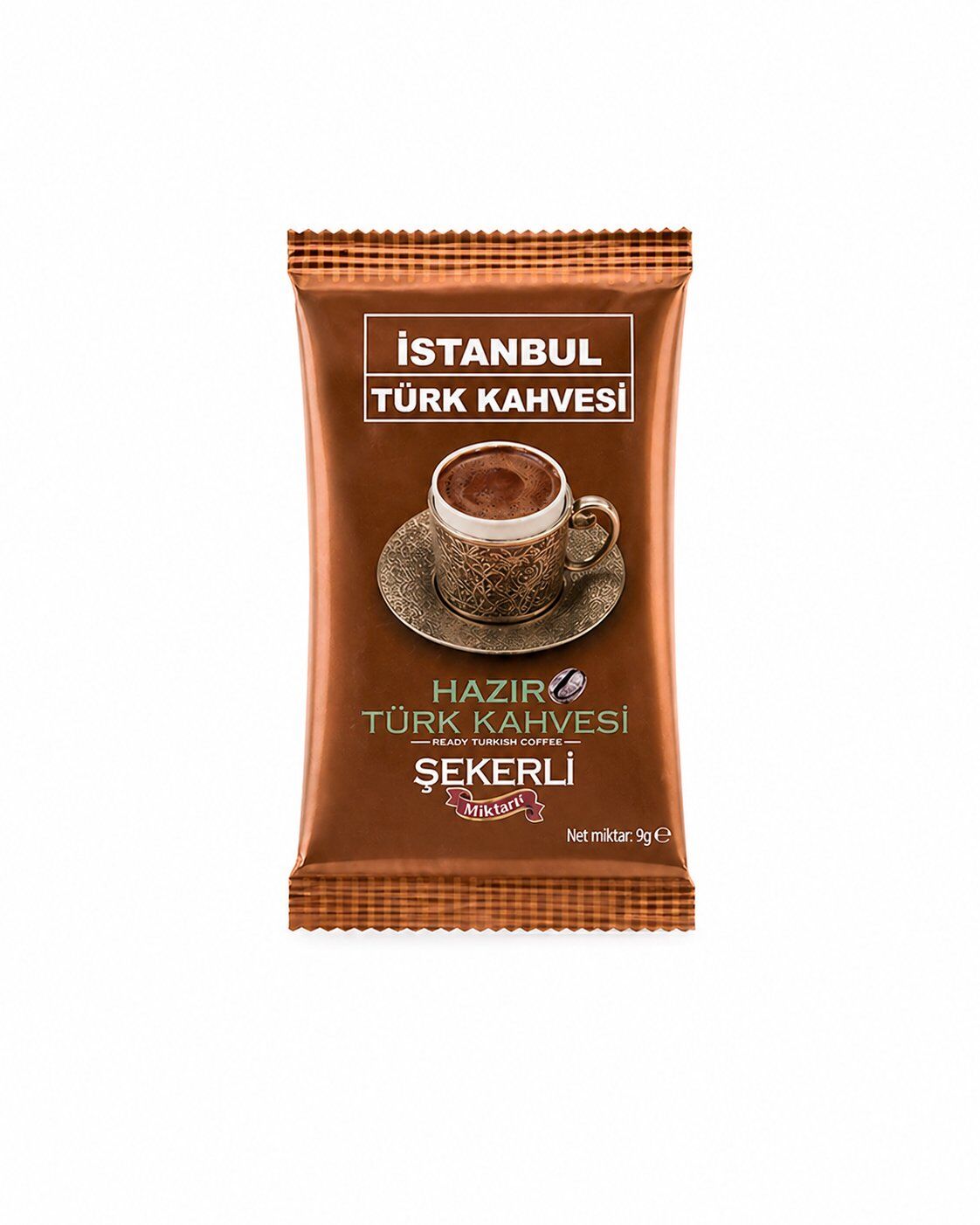 İstanbul Hazır Türk Kahvesi Şekerli 10g x 12 Adet