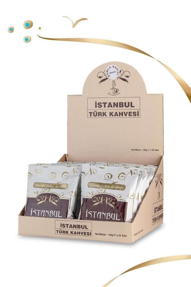 İstanbul Kahve Türk Kahvesi Damla Sakızı Aromalı 100 gr