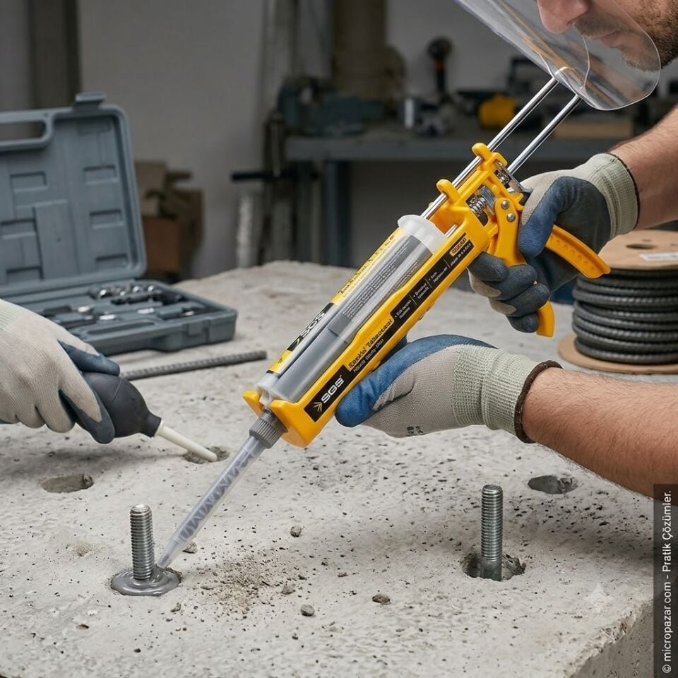 SGS EPOKSİ SİLİKON TABANCASI PLASTİK