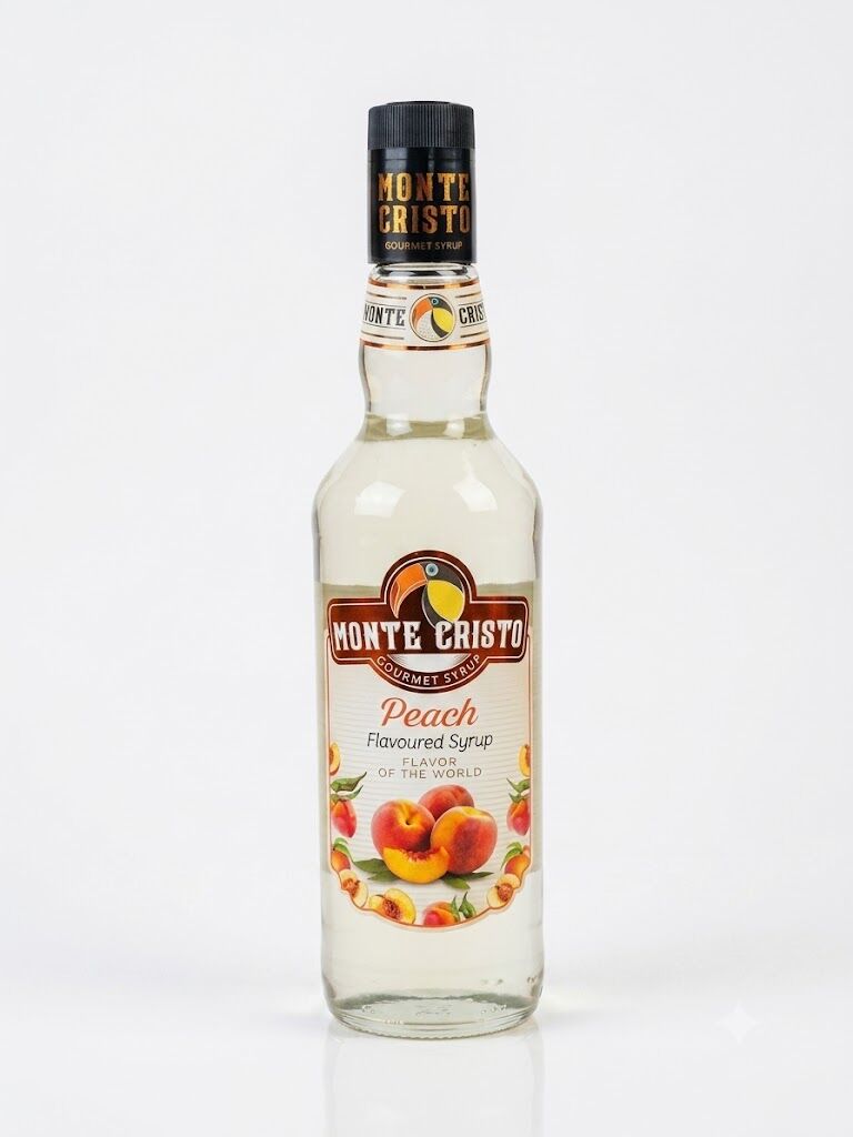 Monte Cristo Şeftali Aromalı Şurup (70 cl)