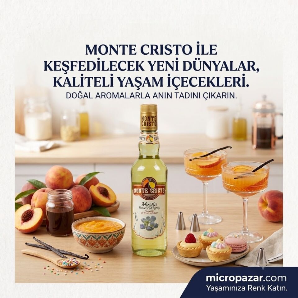 Monte Cristo Damla Sakızlı Aromalı Şurup 70 cl
