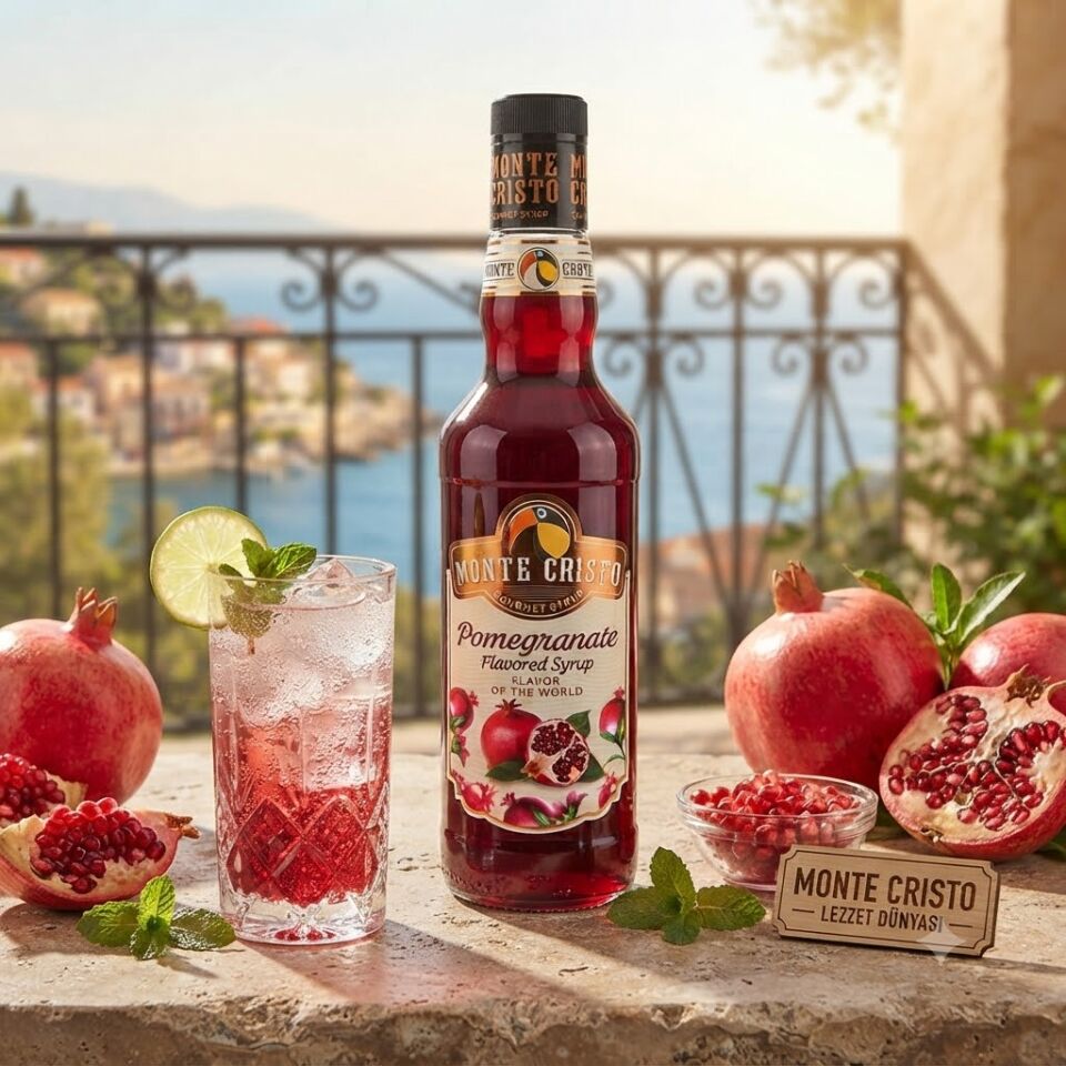 Monte Cristo Nar Aromalı Şurup 70 cl