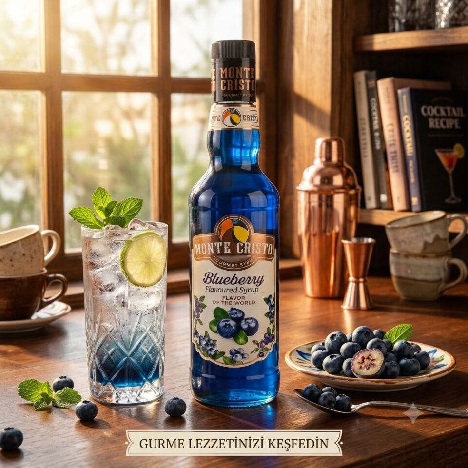 Monte Cristo Yaban Mersin Aromalı Şurup 70 cl