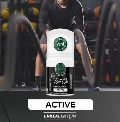 Eyüp Sabri Tuncer Active - Erkek Roll On Deodorant 75 ml