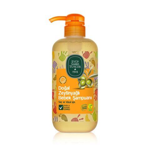 Eyüp Sabri TuncerDoğal Zeytinyağlı Bebek Şampuanı 600 ml Şişe