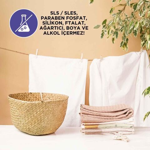 Eyüp Sabri Tuncer - Sabun Matik™Doğal Zeytinyağlı Bebek Çamaşır Yıkama Sıvısı 1,5 lt 25 Yıkama