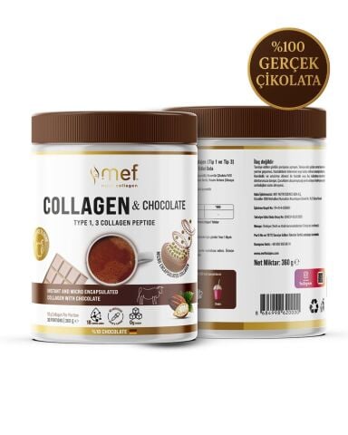 Mef Nutri Collagen Collagen & Chocolate Gerçek Çikolatalı Kolajen