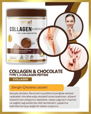 Mef Nutri Collagen Collagen & Chocolate Gerçek Çikolatalı Kolajen