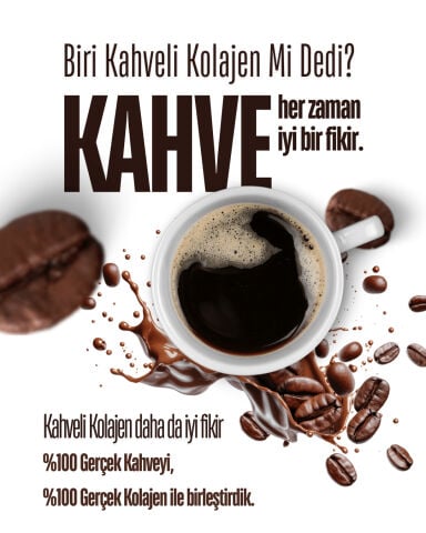 Mef Nutri Collagen Collagen & Coffee Gerçek Kahveli Kolajen