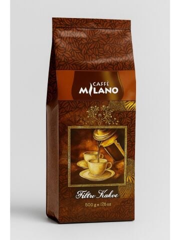 Caffe Milano Filtre Kahve 500g - Yumuşak İçimli Dengeli Harman