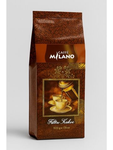 Caffe Milano Filtre Kahve 500g - Yumuşak İçimli Dengeli Harman