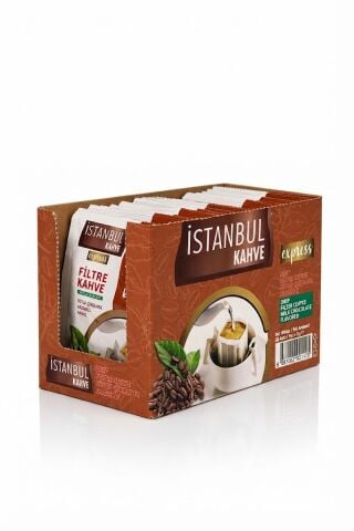 İstanbul Drip Filtre Kahve Sütlü Çikolata Aromalı 20'li Paket (8g x 20)