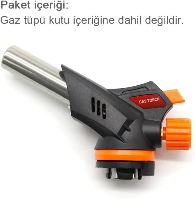 Ayarlanabilir Alevli Profesyonel Gaz Torch / Çakmaklı Pürmüz Başlığı