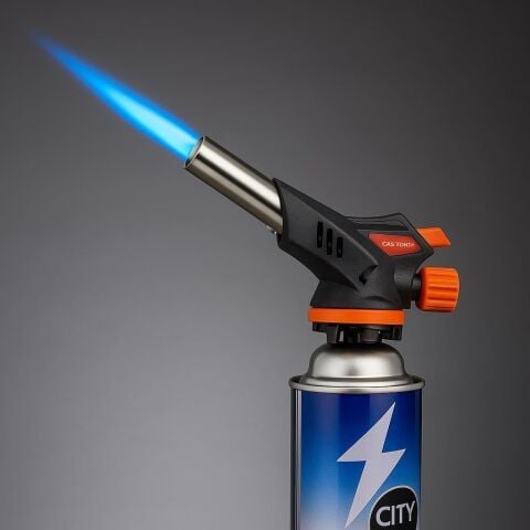 Ayarlanabilir Alevli Profesyonel Gaz Torch / Çakmaklı Pürmüz Başlığı