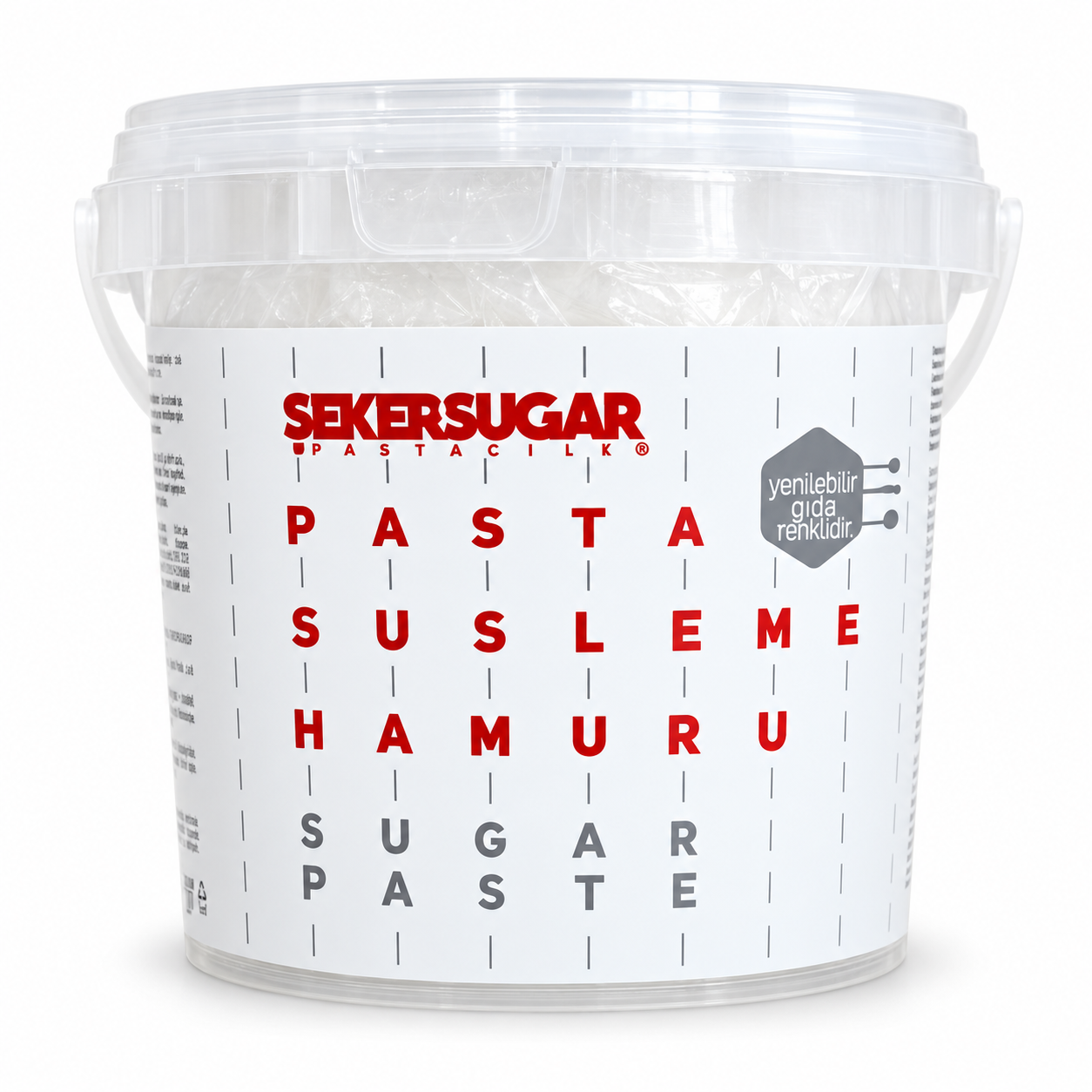 ŞEKER & SUGAR Şeker & Sugar - BEYAZ Şeker Hamuru 500gr