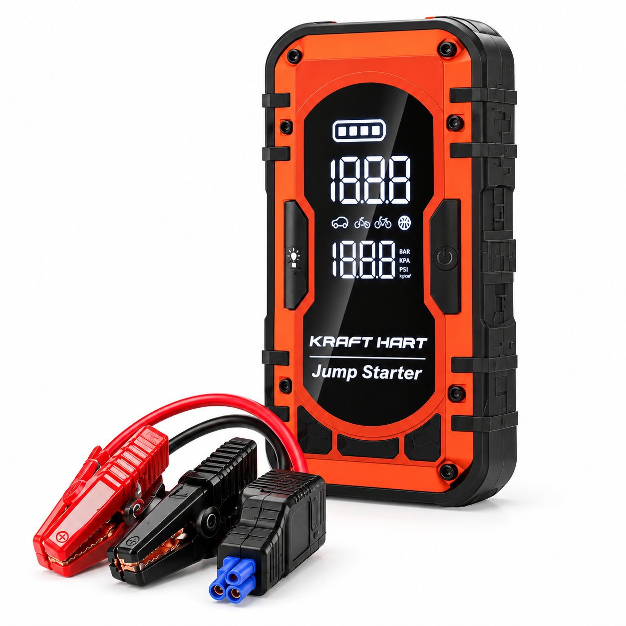 Kraft Hart MC6635 Akü Takviye Cihazı ve Lastik Şişirme Pompası