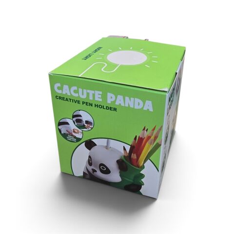 Sevimli Panda LED Masa Lambası ve Kalemlik